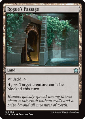 Rogue's Passage [FDN/264] 2024 Magic: The Gathering