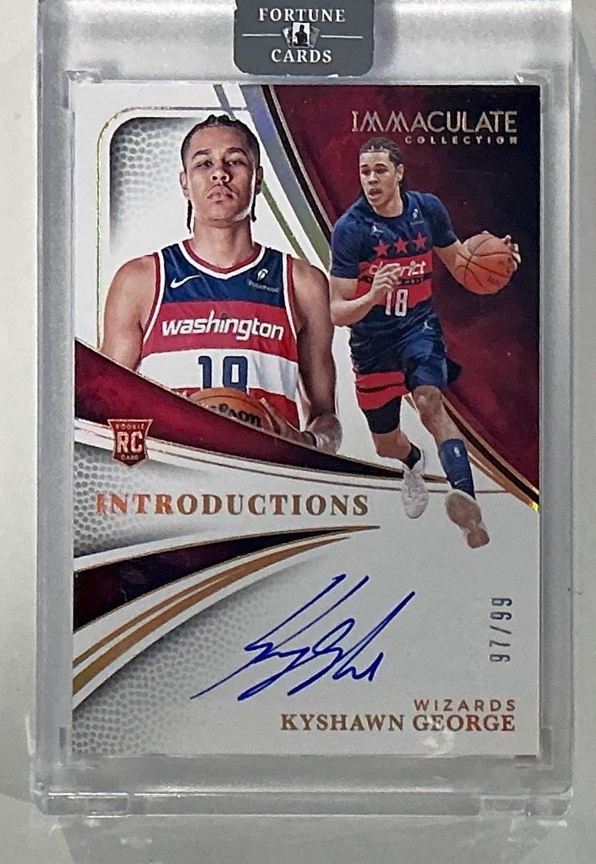 2024-25 Panini Immaculate Collection #136 Kyshawn George #/99