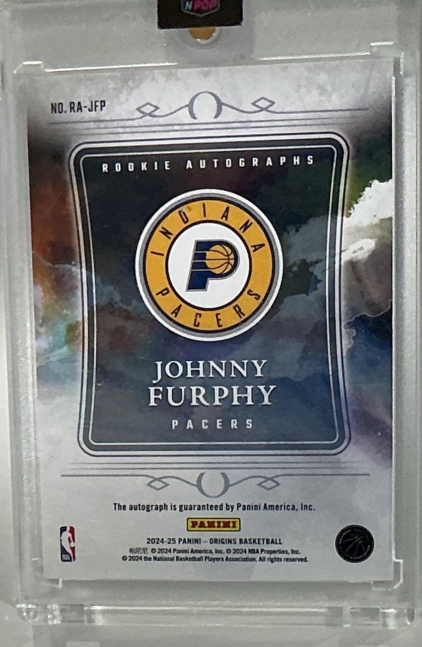Johnny Furphy 2024-25 Panini Origins: Rookie Autographs