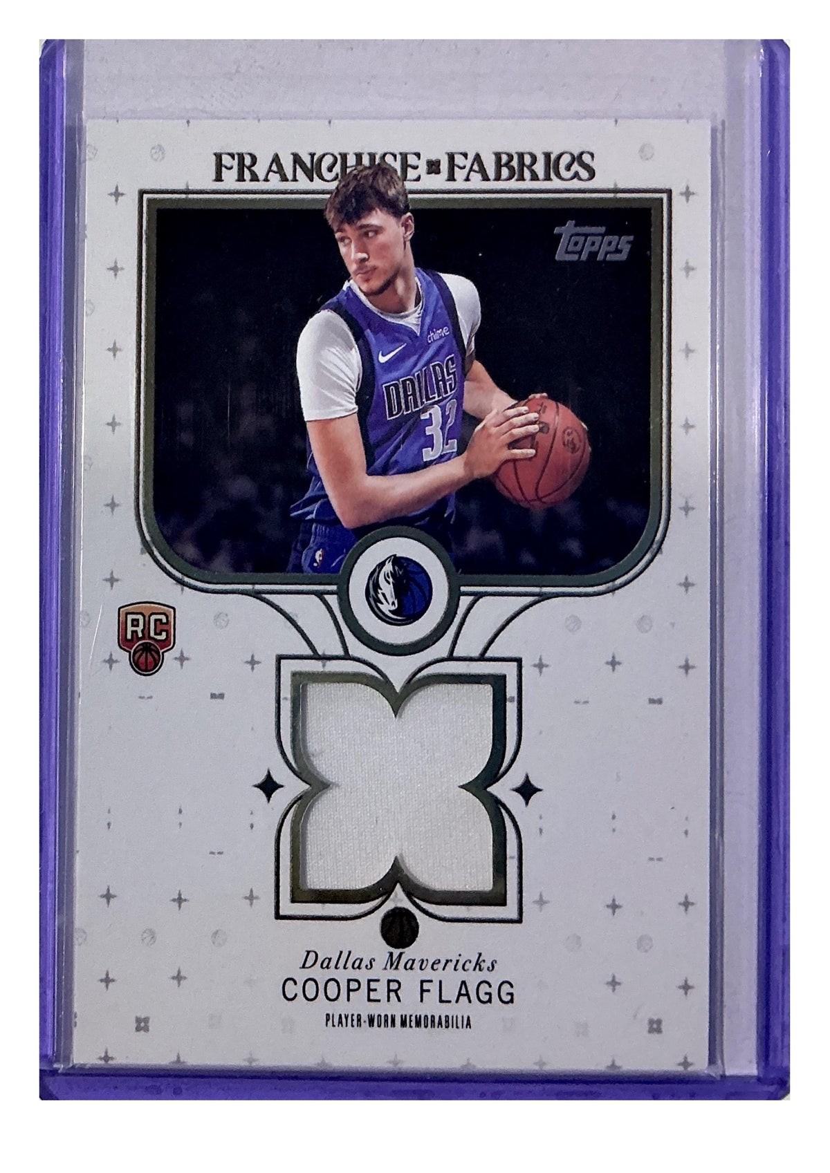 2025-26 Topps #FF-CF Cooper Flagg Franchise Fabrics