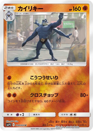 Japanese 018/024 Machamp Common