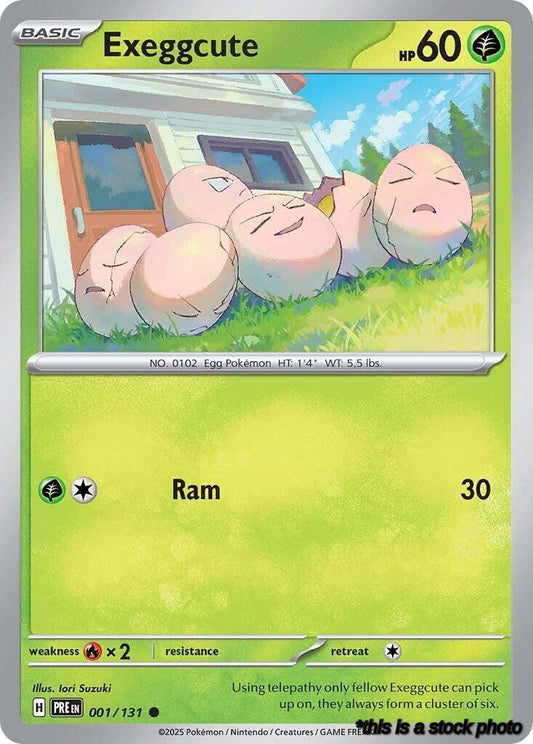Common Exeggcute [001/131 Near Mint ]