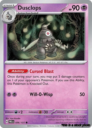 036/PRE Dusclops Common Normal