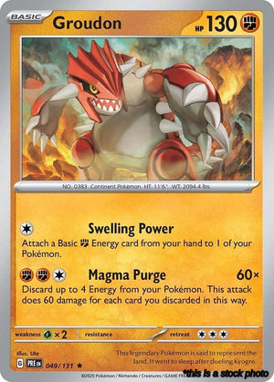 Rare Groudon [049/131 Near Mint ]