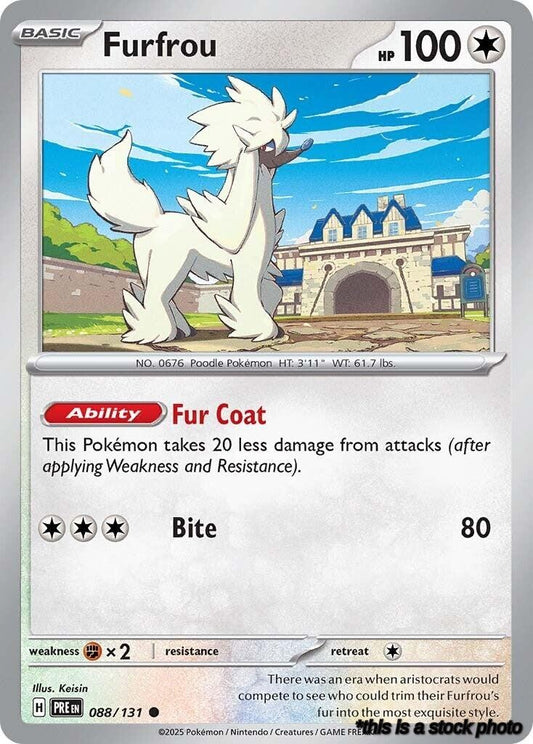 Common Furfrou [088/131 Near Mint ]