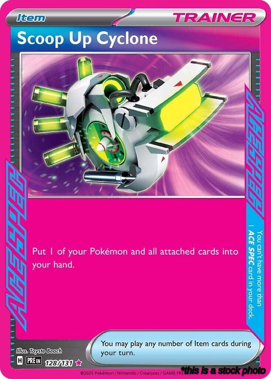 Holofoil Scoop Up Cyclone [128/131 Lightly Played ]
