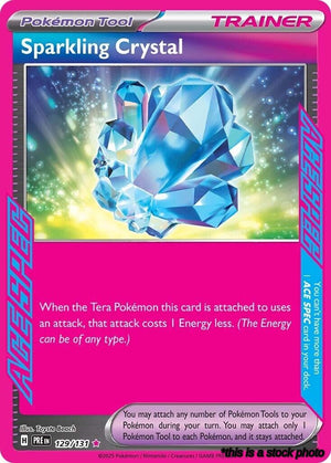 129/131 Sparkling Crystal ACE SPEC Rare Holofoil