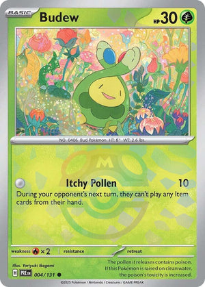 Common Budew (Master Ball Pattern) [004/131 Near Mint ]
