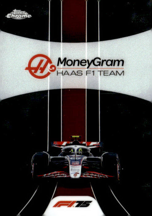 2025 Topps Chrome Formula 1 #180 MoneyGram Haas F1 Team LOGO