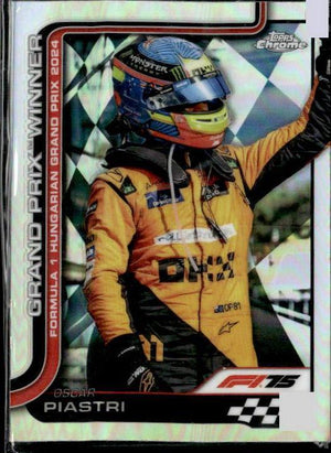 2025 Topps Chrome Formula 1 #105 Oscar Piastri Refractor
