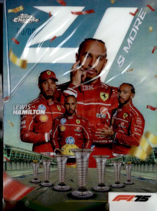 2025 Topps Chrome Formula 1 #4N-2 Lewis Hamilton 4 & More