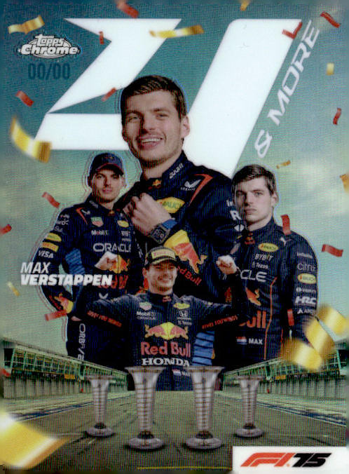 2025 Topps Chrome Formula 1 #4N-1 Max Verstappen 4 & More