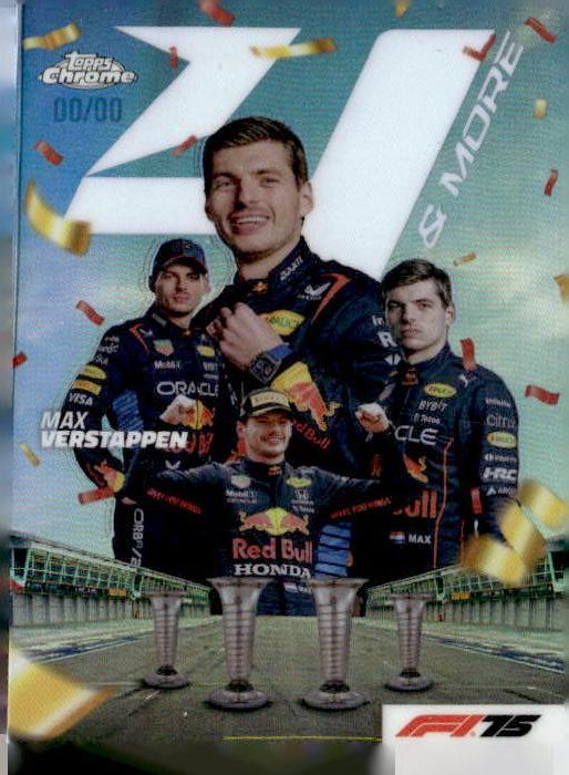 2025 Topps Chrome Formula 1 #4N-1 Max Verstappen 4 & More