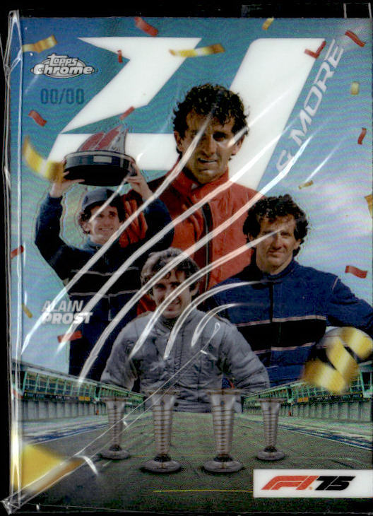 2025 Topps Chrome Formula 1 #4N-3 Alain Prost 4 & More
