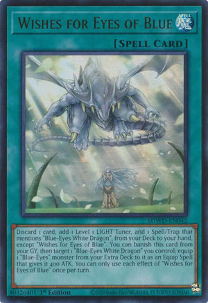 Unlimited Wishes for Eyes of Blue [SDWD-EN042 Near Mint] Ultra Rare
