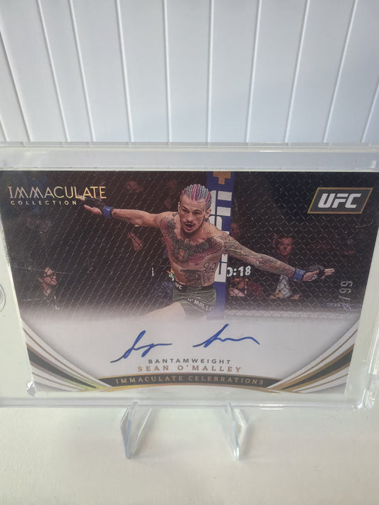 Sean O'Malley Immaculate Celebrations #IC-SOM - 2022 Panini Immaculate UFC #/99