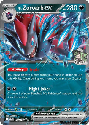 Holofoil N's Zoroark ex - 098/159 [098/159 Near Mint ]