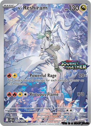 167/159 N's Reshiram (Journey Together Stamped) Illustration Rare Holofoil