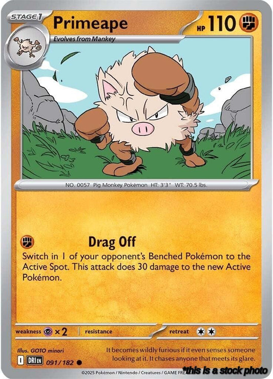 Common Primeape [091/182 Near Mint ]