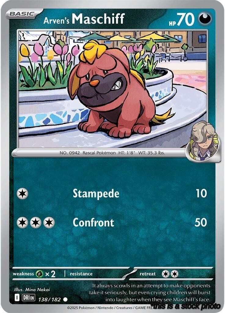 138/182 Arven's Maschiff Common Reverse Holofoil