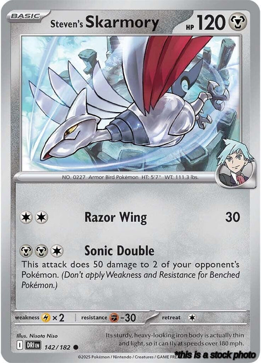 Normal Steven's Skarmory [142/182 Near Mint ]
