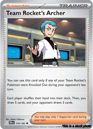 170/182 Team Rocket's Archer Uncommon Normal