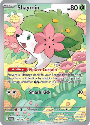 Holofoil Shaymin - 185/182 [185/182 Near Mint ]