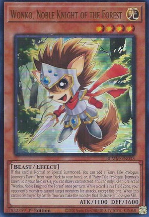 1st Edition Wonko, Noble Knight of the Forest [BLMM-EN035 Near Mint] Ultra Rare