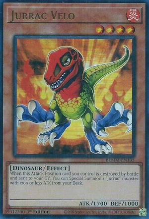 1st Edition Jurrac Velo [BLMM-EN105 Lightly Played] Ultra Rare
