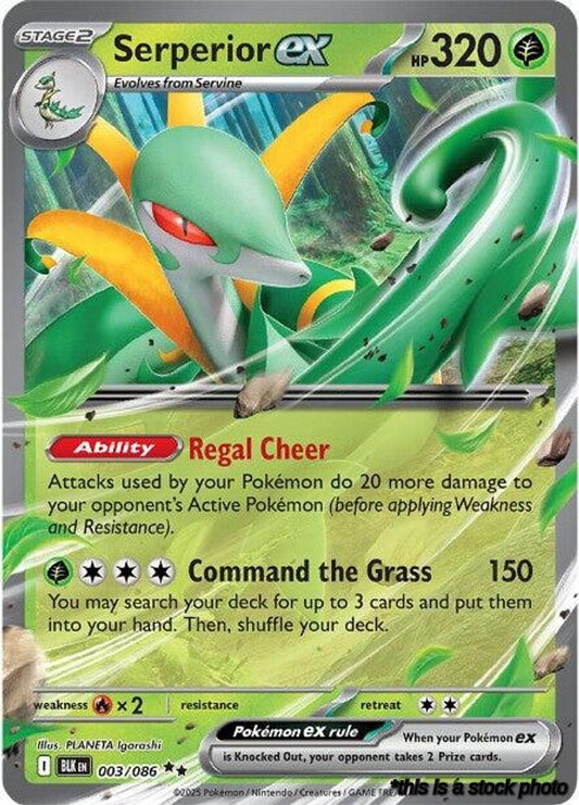 Double Rare Serperior ex [003/086 Near Mint ]