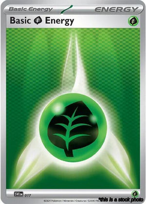 017 Basic Grass Energy Common Reverse Holofoil