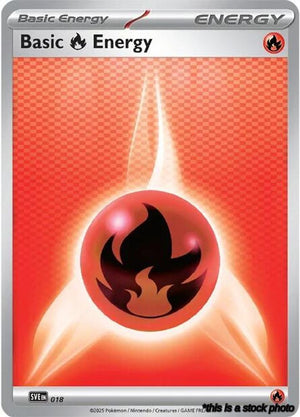 018 Basic Fire Energy Common Reverse Holofoil