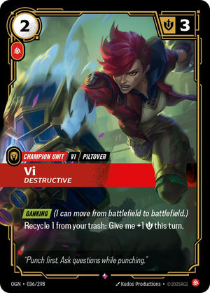 036/298-OGN Vi, Destructive Rare