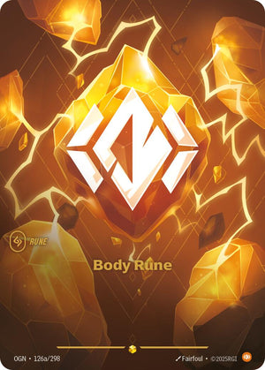 126a/298-OGN Body Rune (Alternate Art) Showcase
