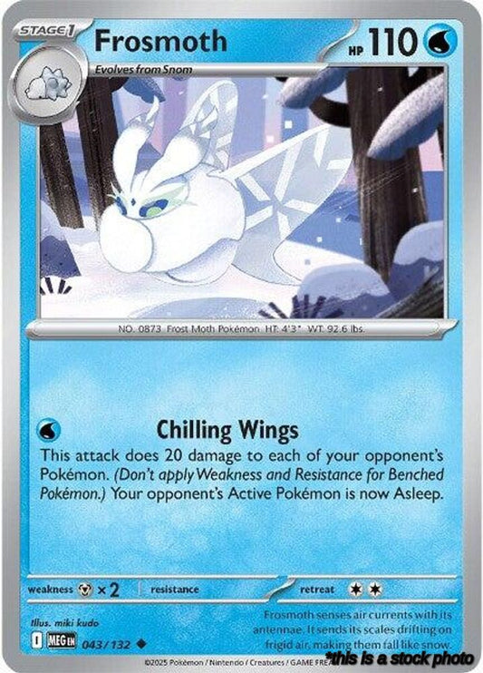 Uncommon Frosmoth [043/132 Near Mint ]
