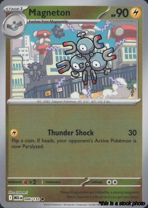 046/132 Magneton Common Reverse Holofoil