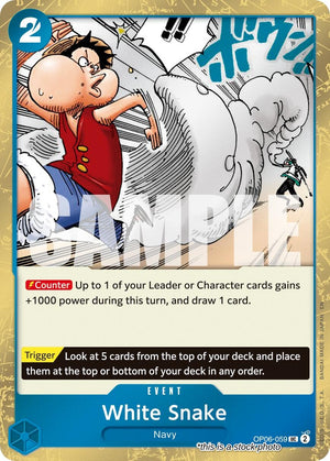OP06-059 White Snake (Pirate Foil) Uncommon