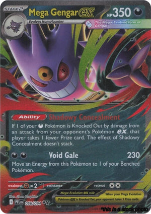 056/094 Mega Gengar ex Double Rare Holofoil