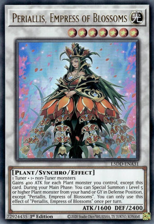 1st Edition Periallis, Empress of Blossoms [L5DD-ENA31 Near Mint] Ultra Rare