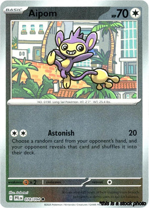 078/094 Aipom Common Reverse Holofoil
