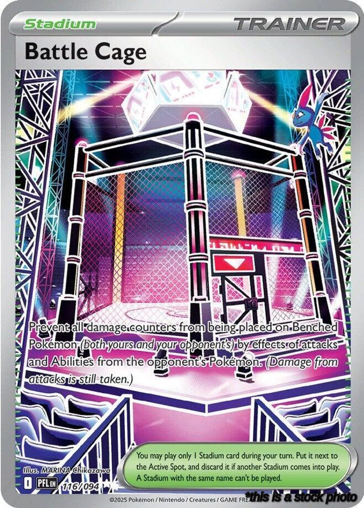 Ultra Rare Battle Cage - 116/094 [116/094 Near Mint ]