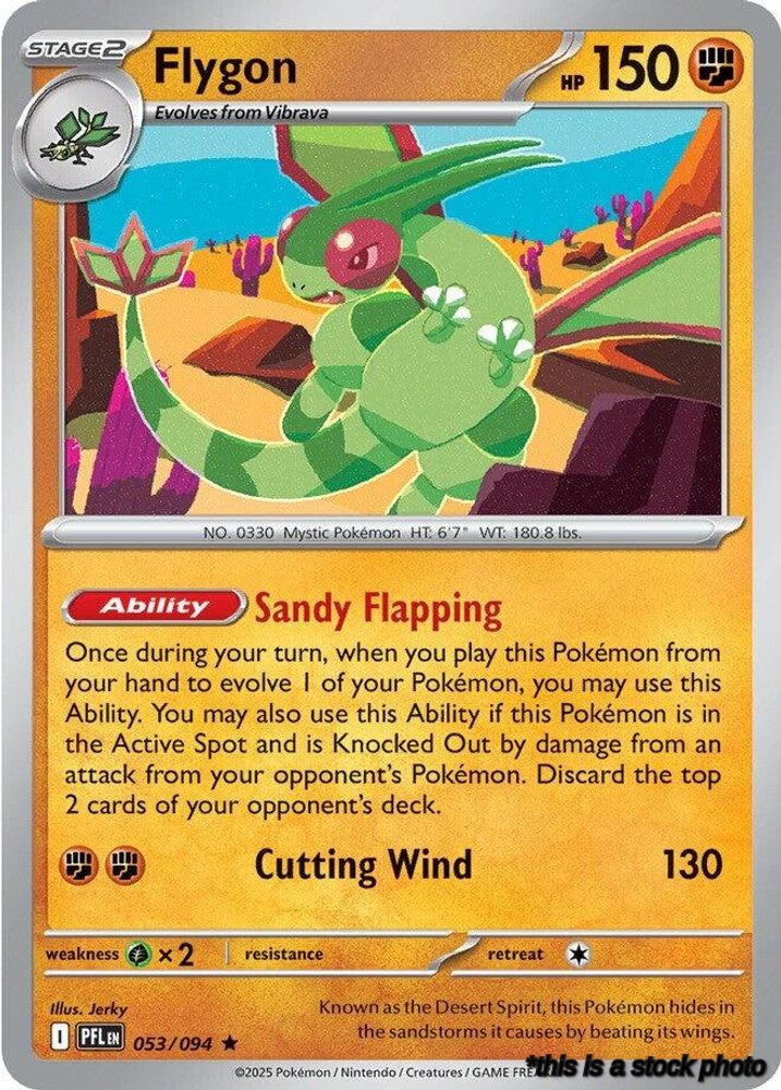 Rare Flygon - 053/094 [053/094 Near Mint ]