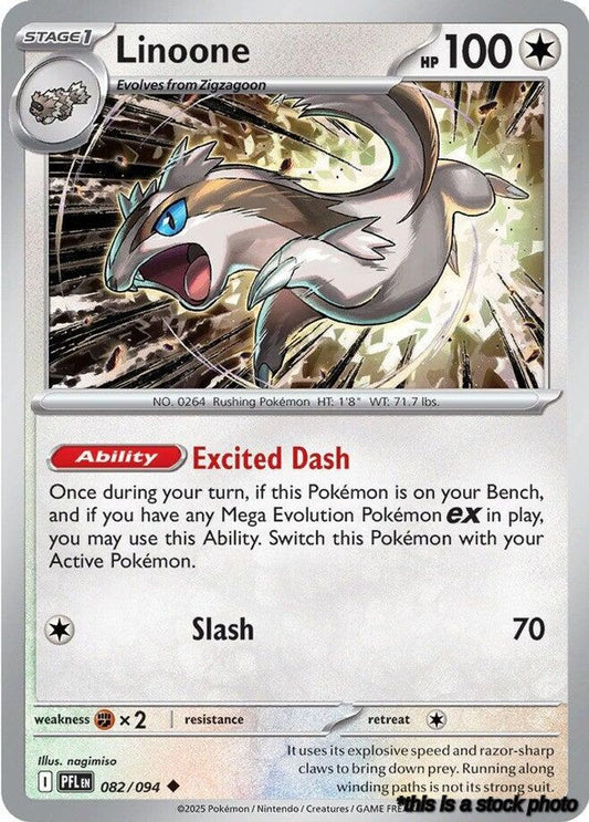 Normal Linoone [082/094 Near Mint ]