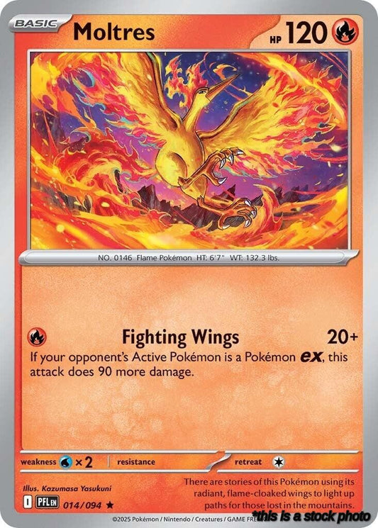 Rare Moltres [014/094 Near Mint ]