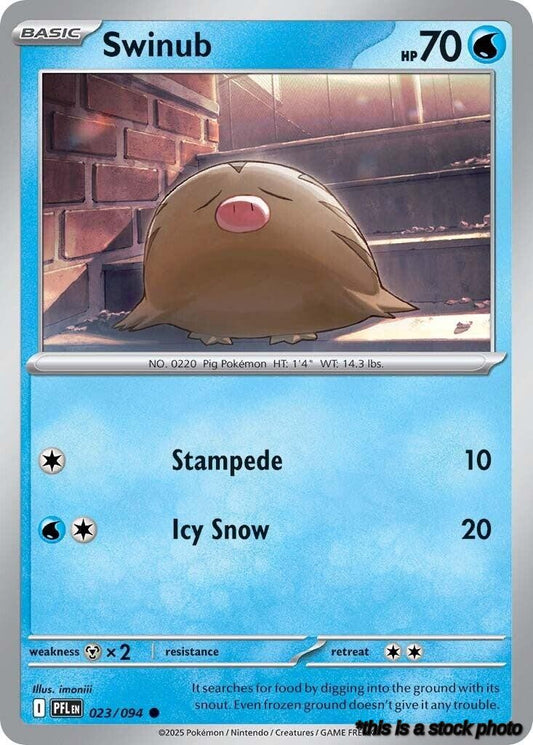 Common Swinub [023/094 Near Mint ]