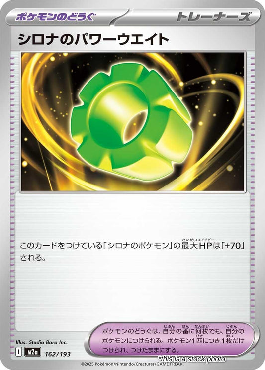 Cynthia's Power Weight
