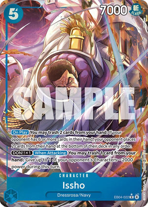 Issho - EB04-022 (Alternate Art) [EB04-022] The Azure Sea's Seven