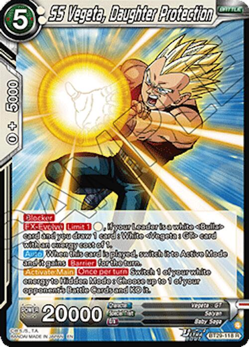 BT29-118 SS Vegeta, Daughter Protection