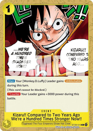 ST29-016 Kizaru!! Compared to Two Years Ago We're a Hundred Times Stronger Now!! Common