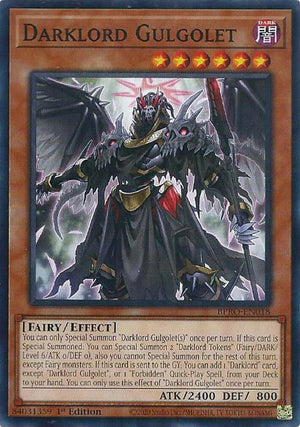 1st Edition Darklord Gulgolet [BPRO-EN018 Near Mint] Common / Short Print